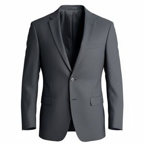 Z Zegna Drop 7 Blazer Sports Jacket 2 Button Wool Mens Size 50L Navy Micro Check
